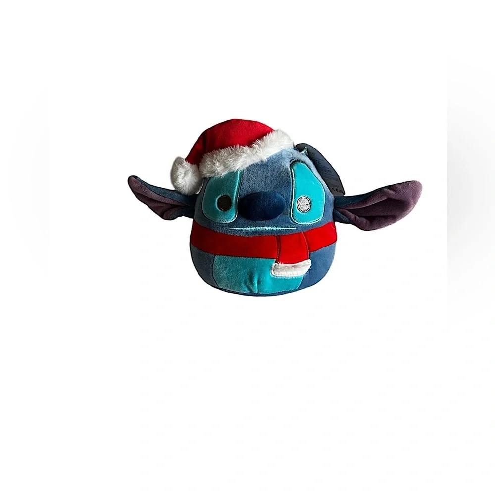 SQUISHMALLOW DISNEY’S LILO & STITCH SANTA CLAUS STITCH SZ 6.5” - Picture 1 of 15